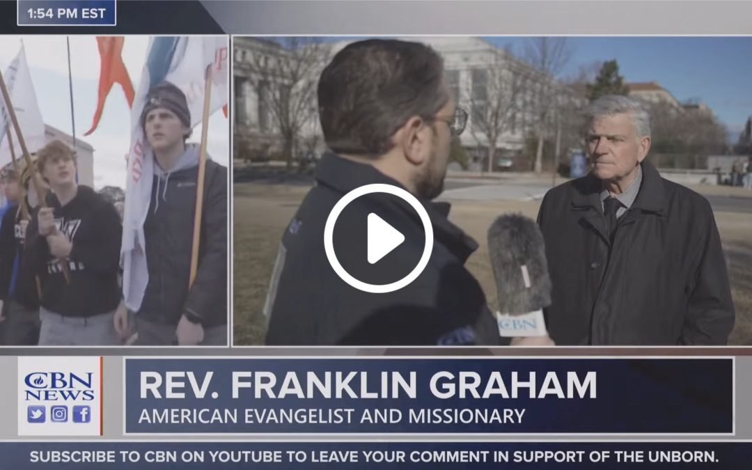 Franklin Graham on CBN News talks about the 2023 March for Life