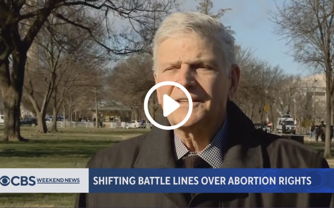 Franklin Graham talks with CBS News about the 2023 March for Life