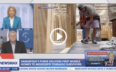 Franklin Graham on Newsmax The Record to talk with Greta Van Susteren about the situation at the southern border and the work Samaritan’s Purse is doing in Mississippi