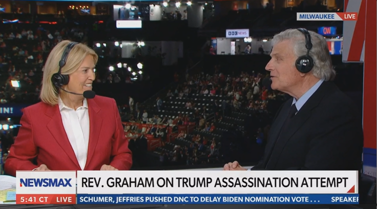 Franklin Graham and Greta Van Susteren at the RNC – July 17, 2024