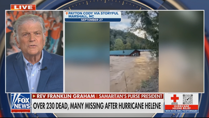 Franklin Graham on Fox News with Griff Jenkins – October 5, 2024